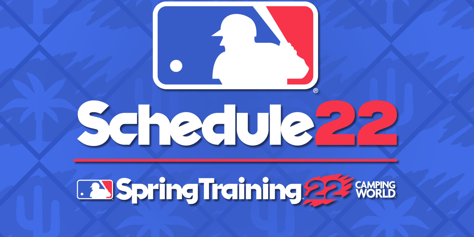 MLB Spring Training 2022 revised schedule