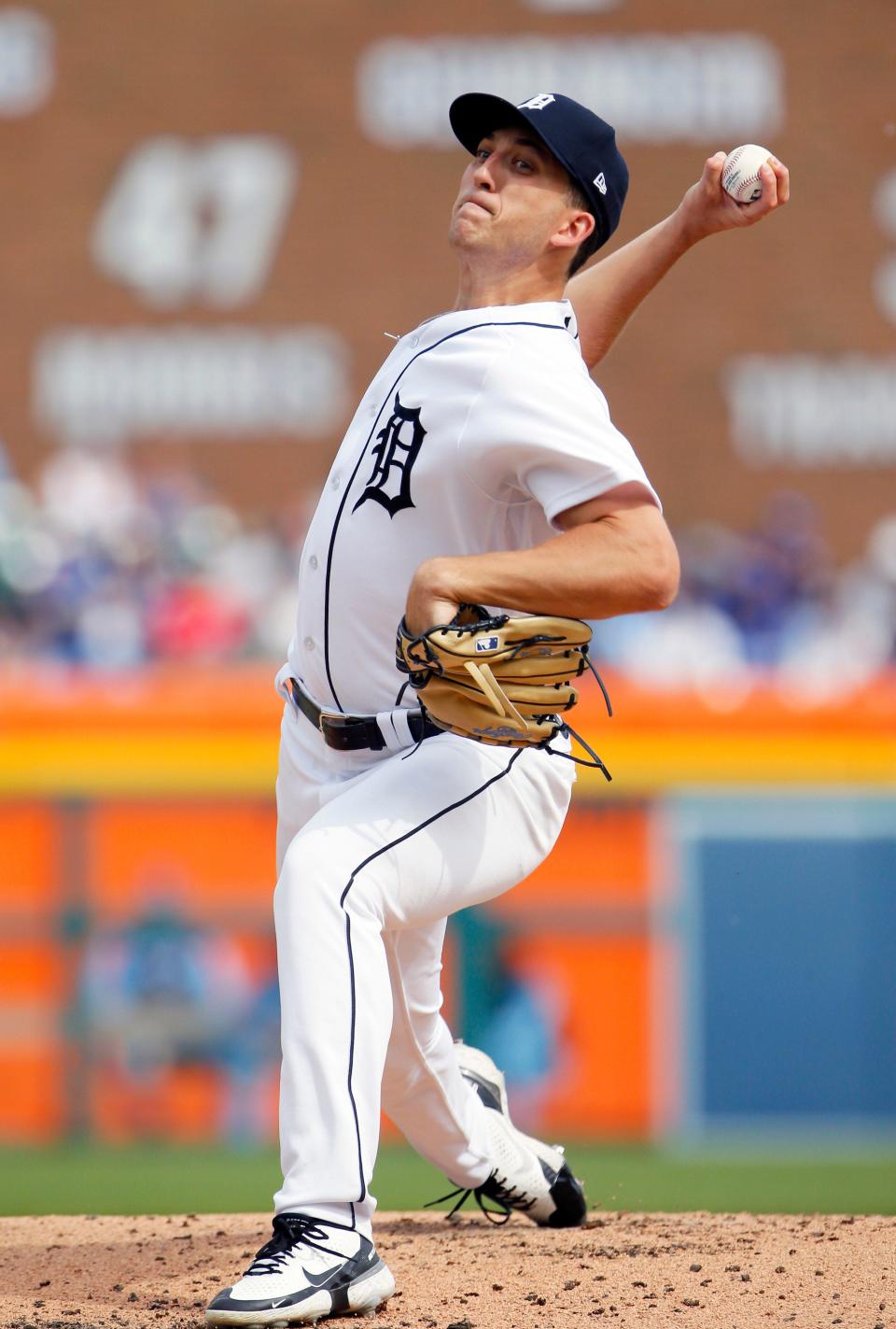 Beau Brieske (63) of the Detroit Tigers pitches against the Toronto Blue Jays during the second inning at Comerica Park on June 11, 2022, in Detroit, Michigan.
