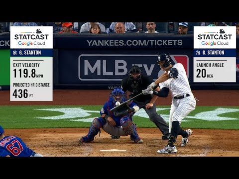 Giancarlo Stanton crushed a 19.8 mph homer, the hardest-hit of 2022 and the fourth-fastest ever