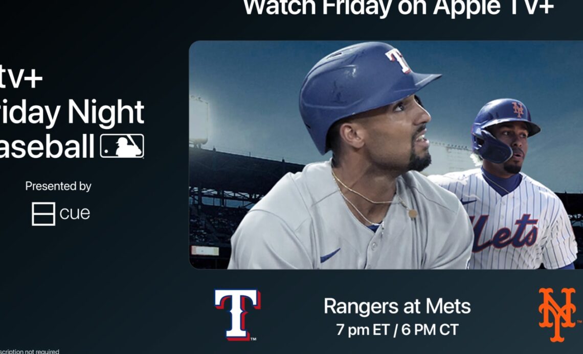 How to watch Rangers-Mets on Apple TV, July 1, 2022