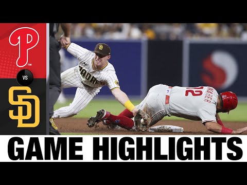 Phillies vs. Padres Game Highlights (6/25/22) | MLB Highlights