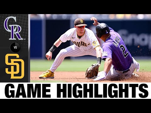 Rockies vs. Padres Game Highlights (6/11/22) | MLB Highlights