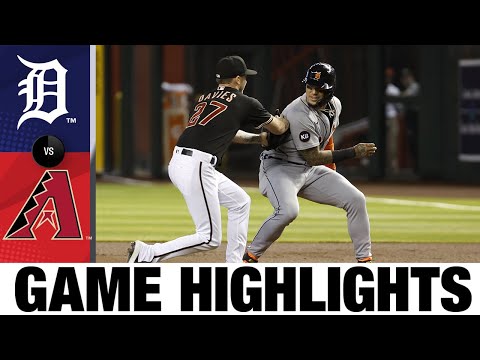 Tigers vs. D-backs Game Highlights (6/25/22) | MLB Highlights