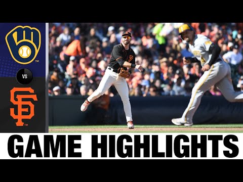 Brewers vs. Giants Game Highlights (7/16/22) | MLB Highlights