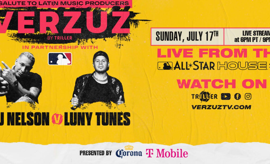 Luny Tunes and DJ Nelson in MLB All Star Verzuz