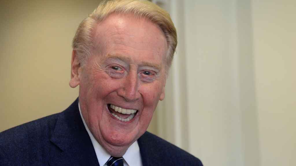 College football gave Vin Scully his first really big career break