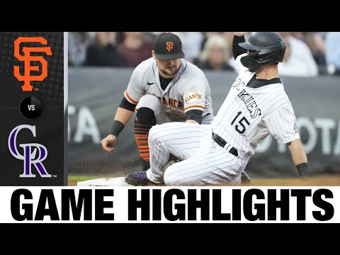 Giants vs. Rockies Game Highlights (8/20/22) | MLB Highlights