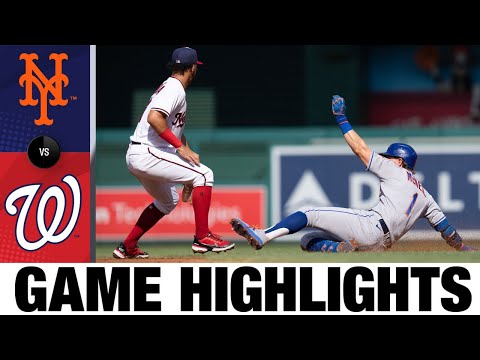 Mets vs. Nationals Game Highlights (8/3/22) | MLB Highlights