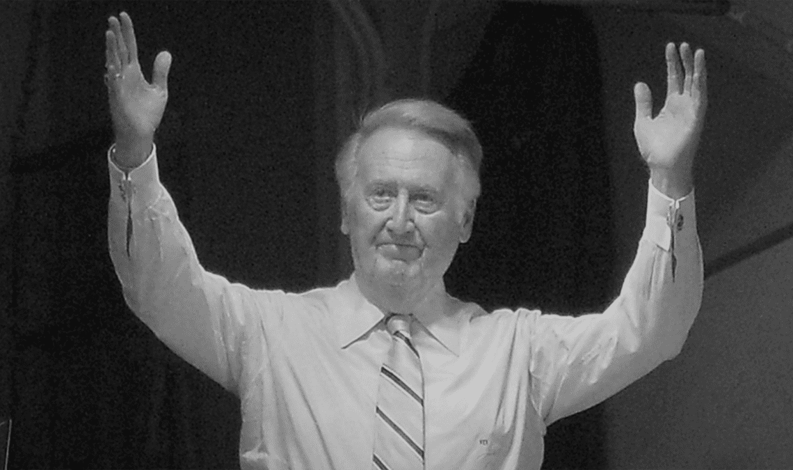 Vin Scully: The voice, the heart, and the light.