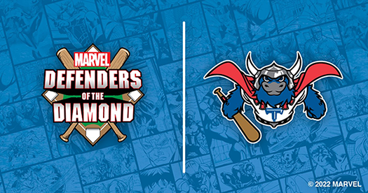 Tulsa Drillers Marvel's Defenders of the Diamond logo
