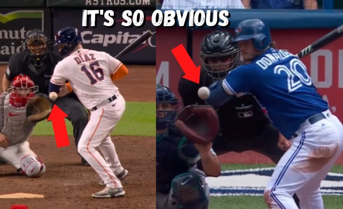 MLB Hitters Intentionally Leaning Into Pitches