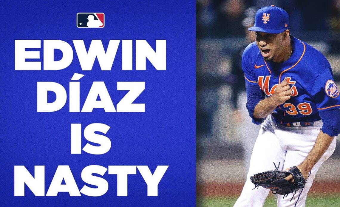 Sounds the trumpets! Edwin Díaz is officially BACK with the Mets and he was NASTY in 2022!
