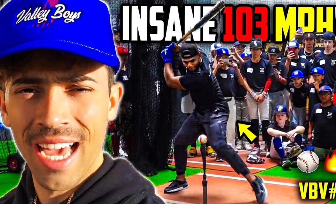 EXIT VELO CONTEST W/ BASEBALL INFLUENCERS! (Valley Boys Vlog #2)