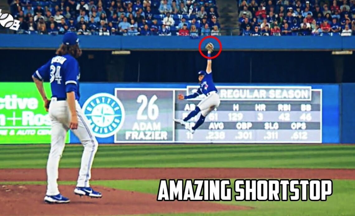 MLB | Incredible plays by SHORTSTOP