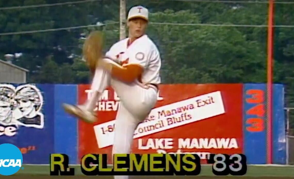 Roger Clemens pitches 1983 College World Series clincher