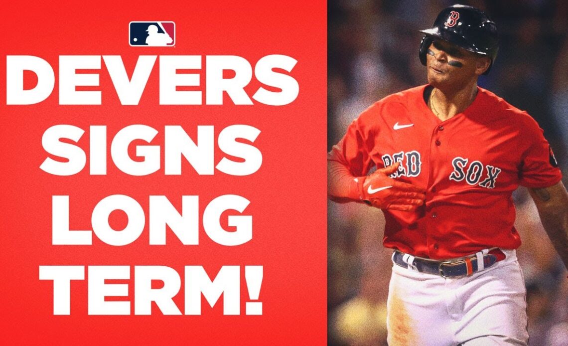 Scoops for all! Rafael Devers signs 11-year extension with the Boston Red Sox!! (Career highlights)