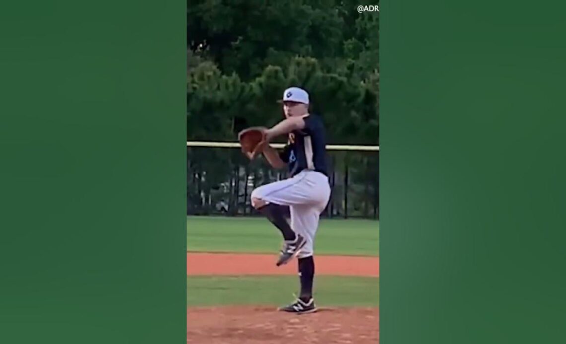 This High School Pitcher's Crazy Trick Windup Left The Hitter Confused